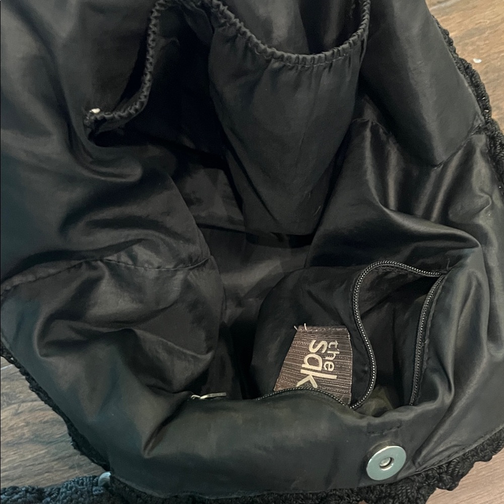The Sak Black Crochet Shoulder Bag - Picture 4 of 4